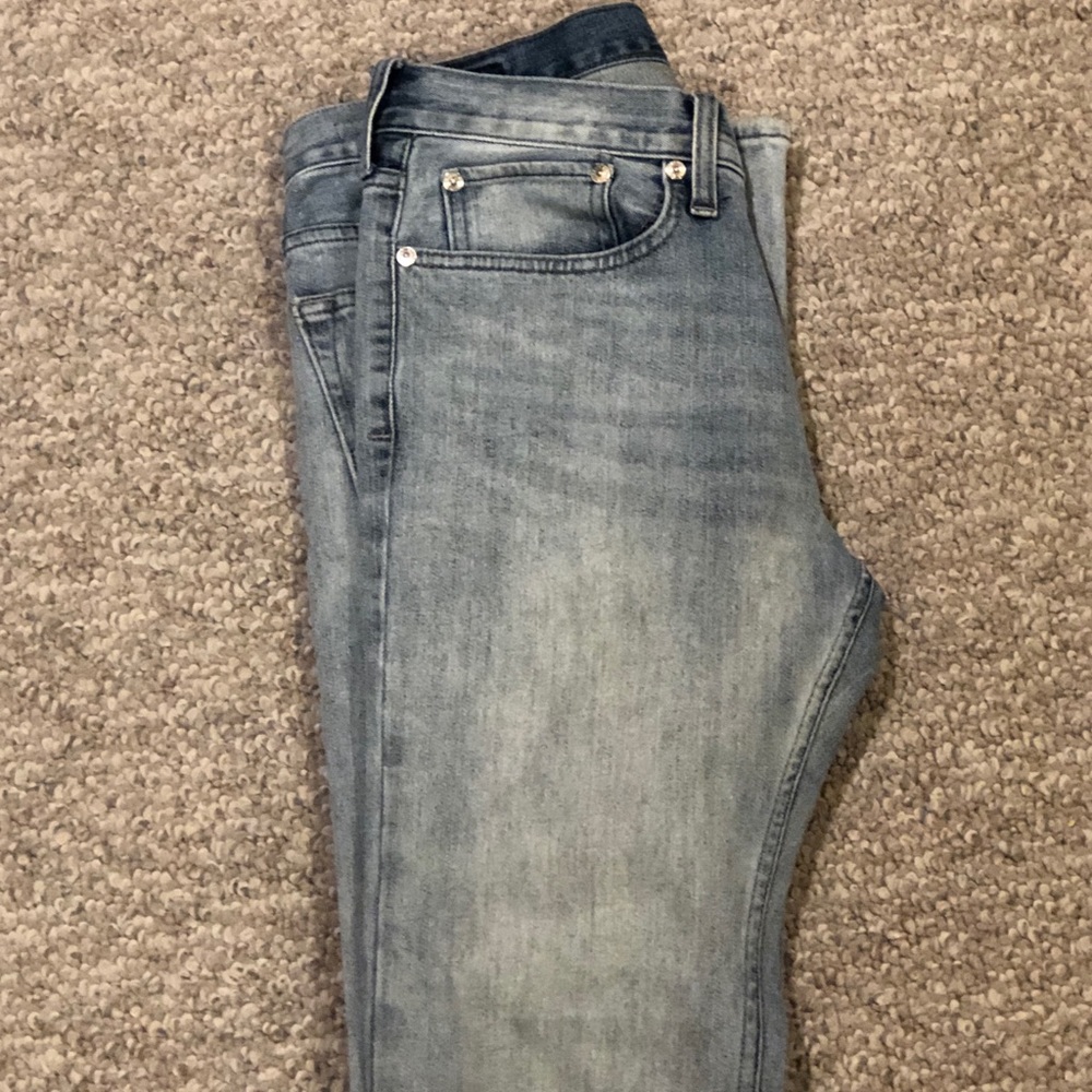 Pacsun Mens Active Flex Skinny Jeans 29 Light Wash